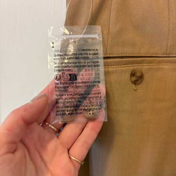 Uniqlo - NWT Pleated Wide Pants - Sz. S - Picture 6 of 6